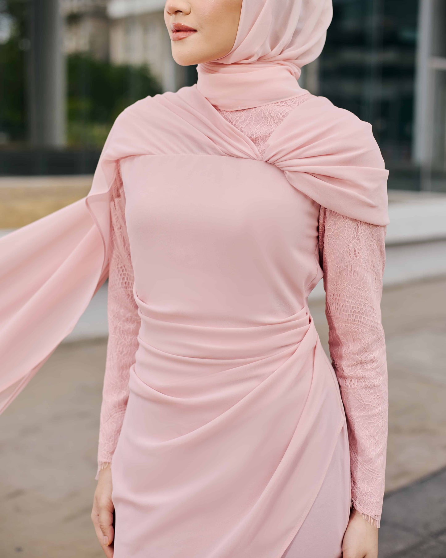 MINOR DEFECT ELSARA DRESS (PINK)