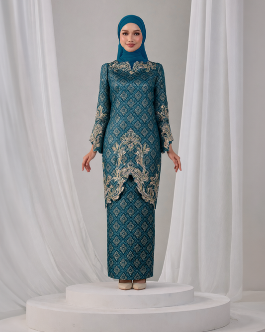 NOIR KURUNG (TEAL BLUE)