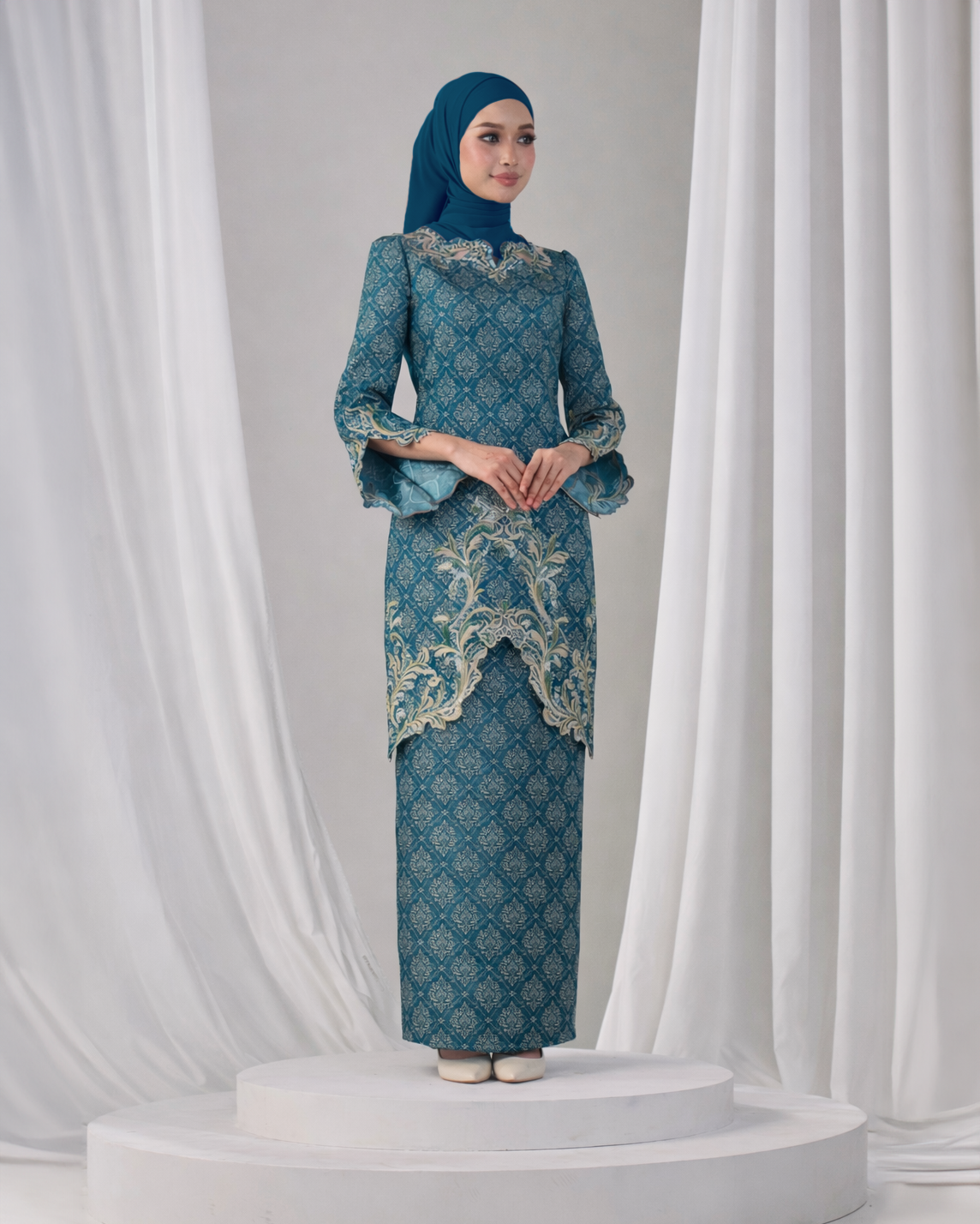 NOIR KURUNG (TEAL BLUE)