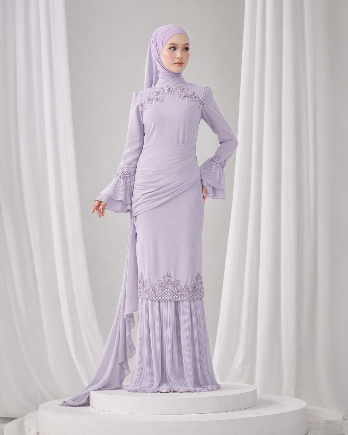 HAYLIE KURUNG (MAUVE)
