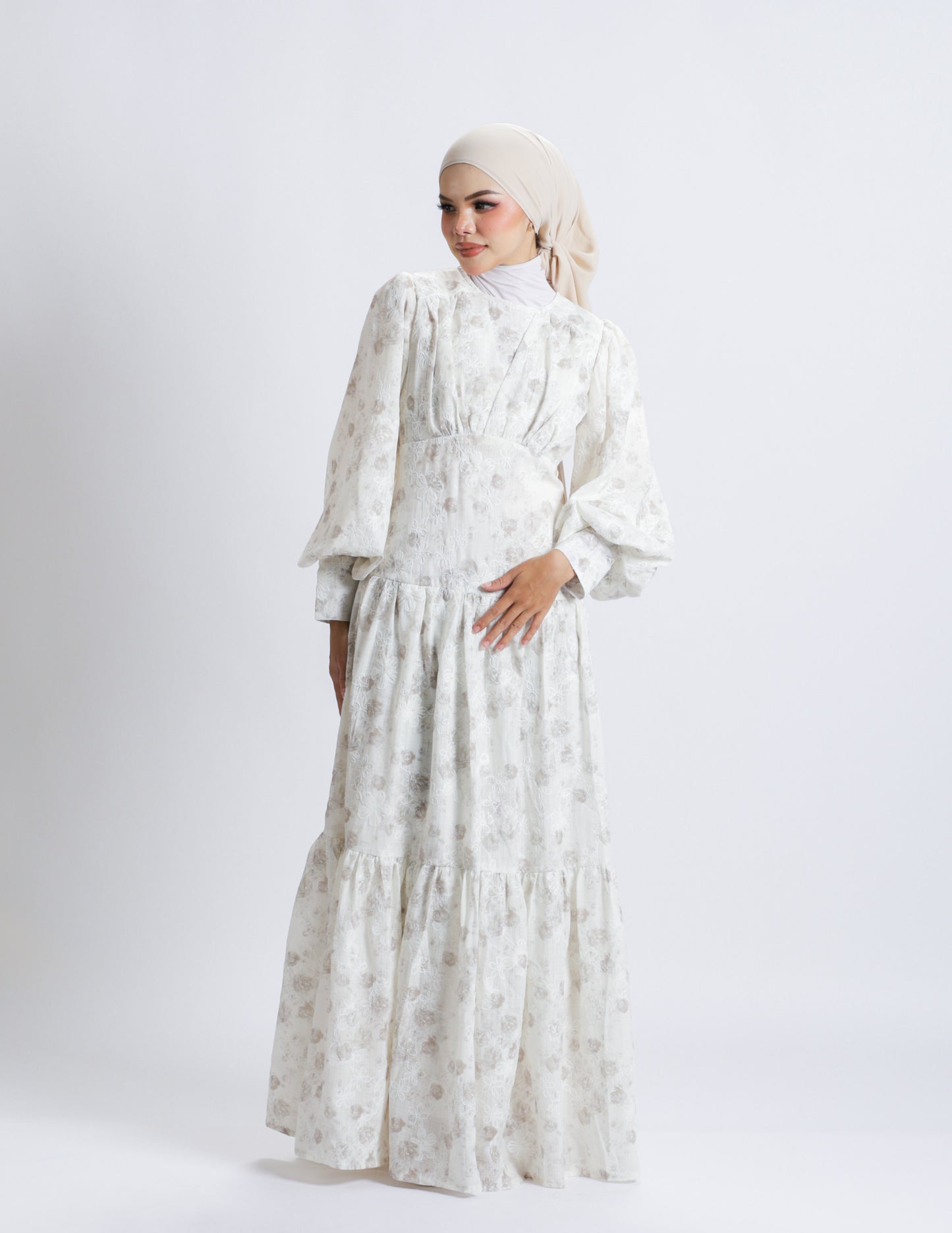 CATHERINE DRESS (KHAKI)