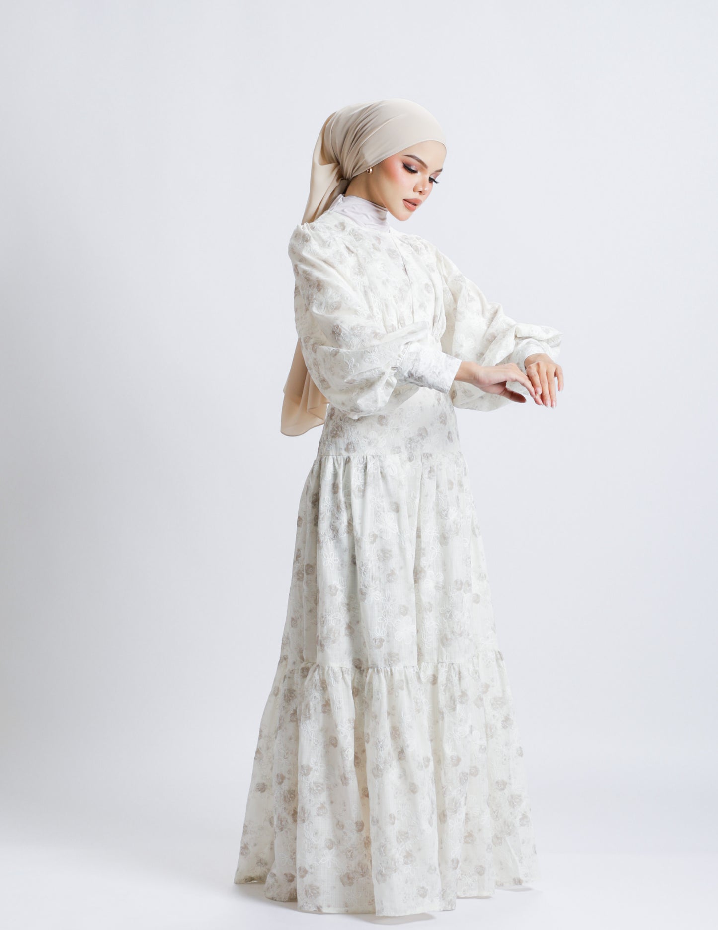 CATHERINE DRESS (KHAKI)