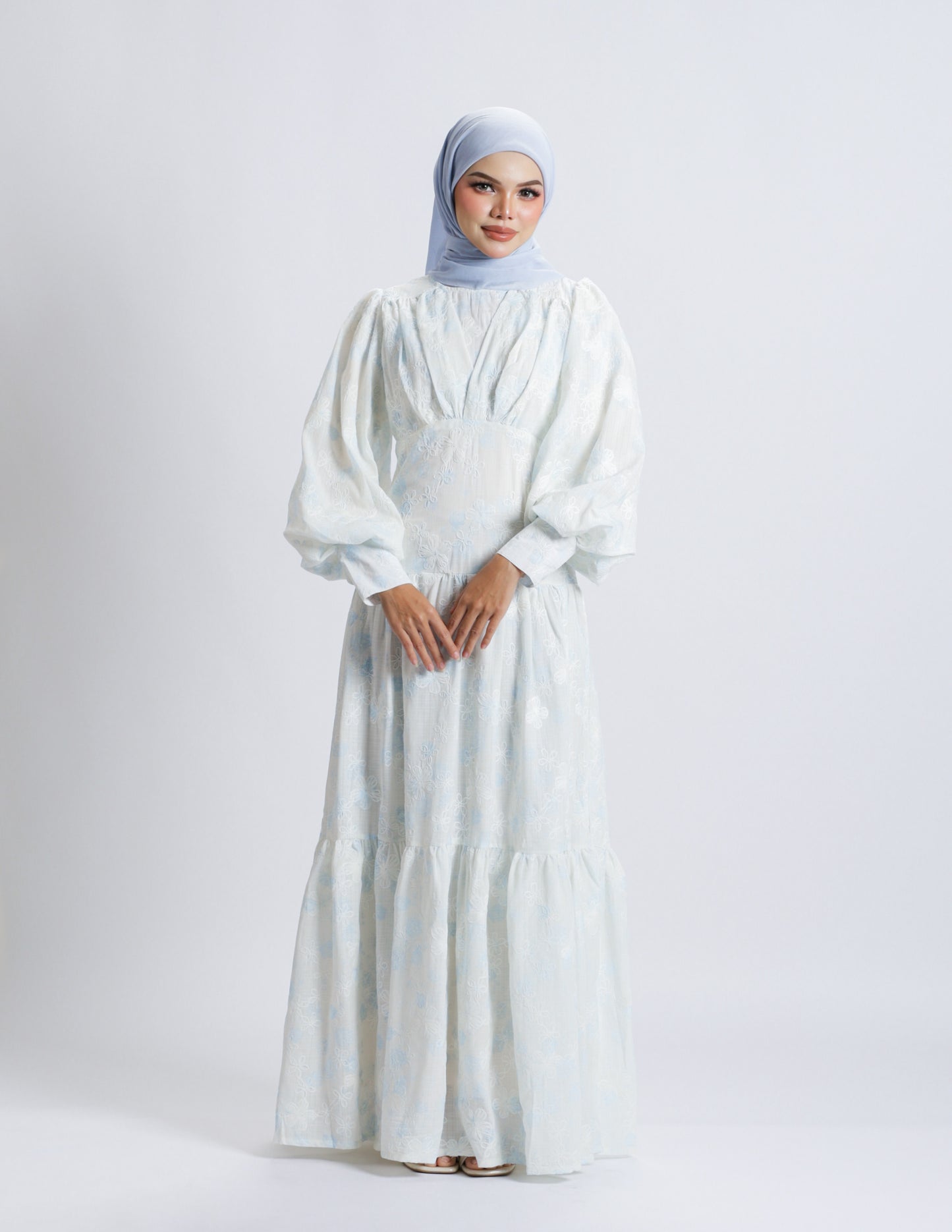CATHERINE DRESS (BABY BLUE)