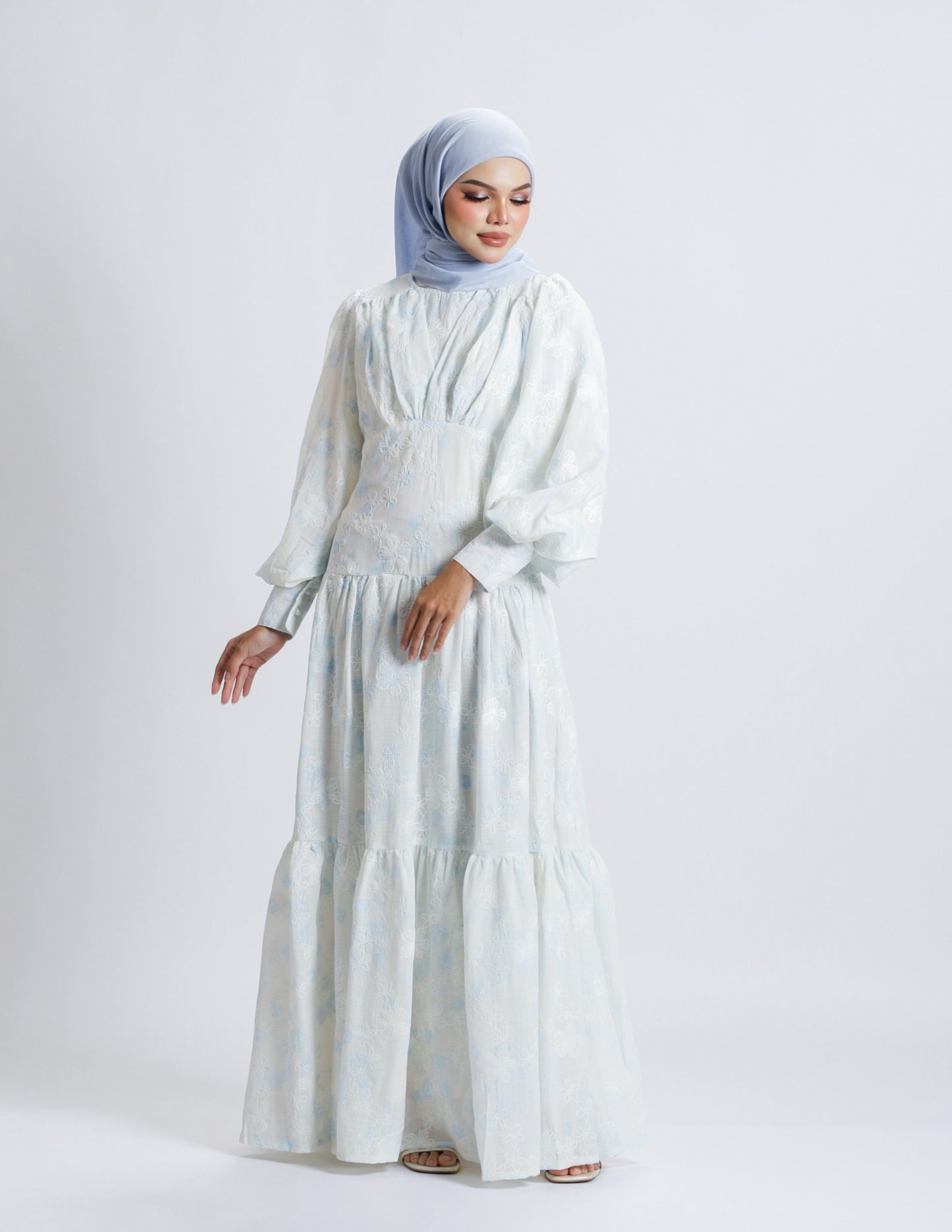 CATHERINE DRESS (BABY BLUE)