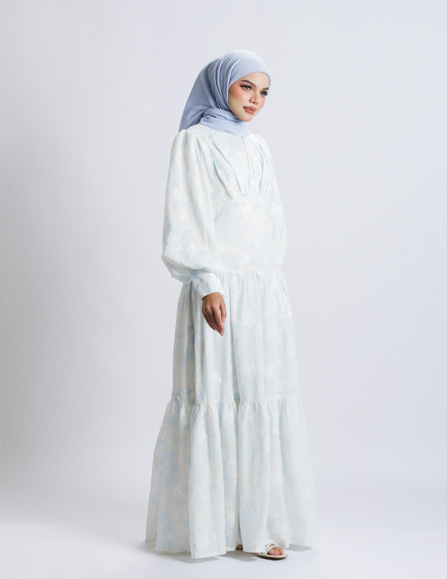 CATHERINE DRESS (BABY BLUE)