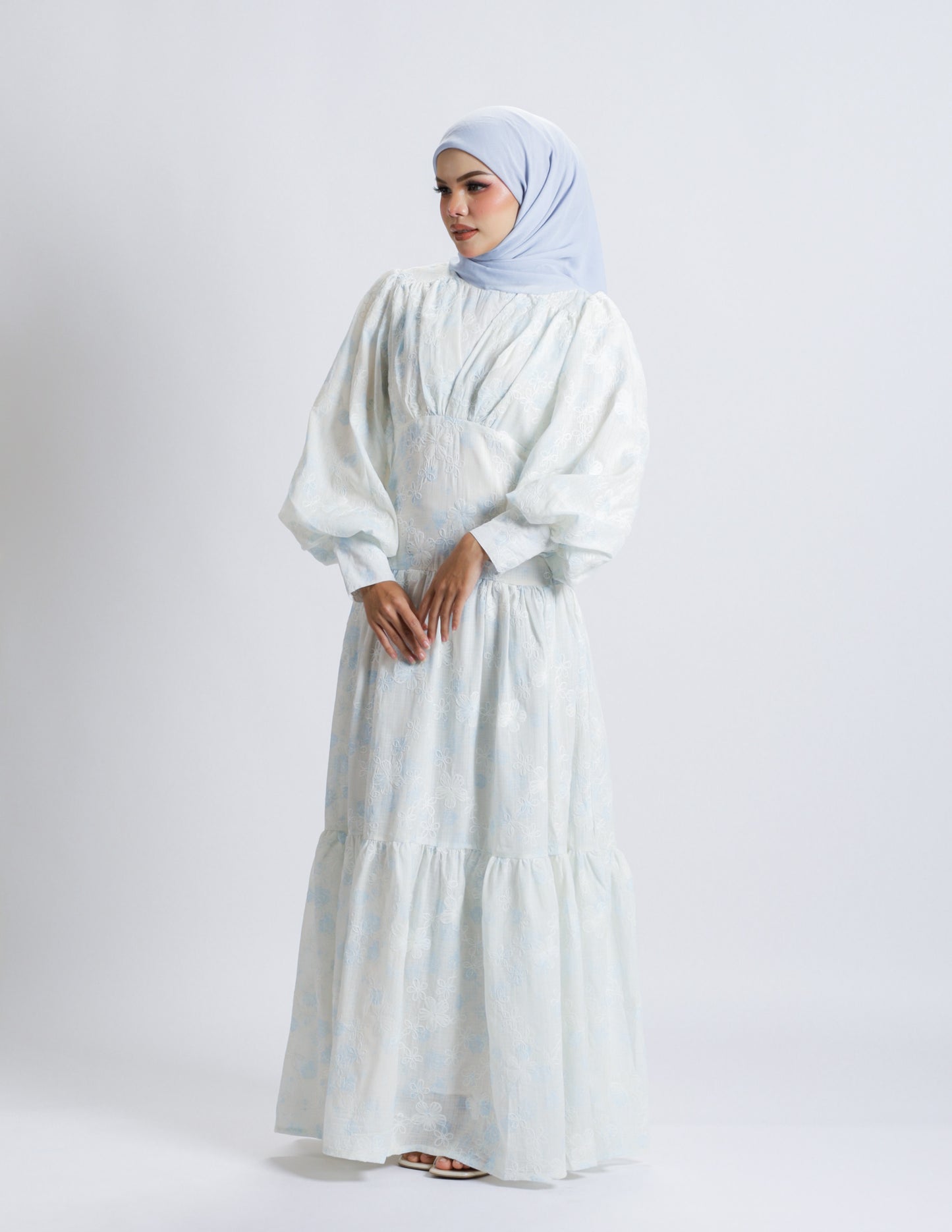 CATHERINE DRESS (BABY BLUE)