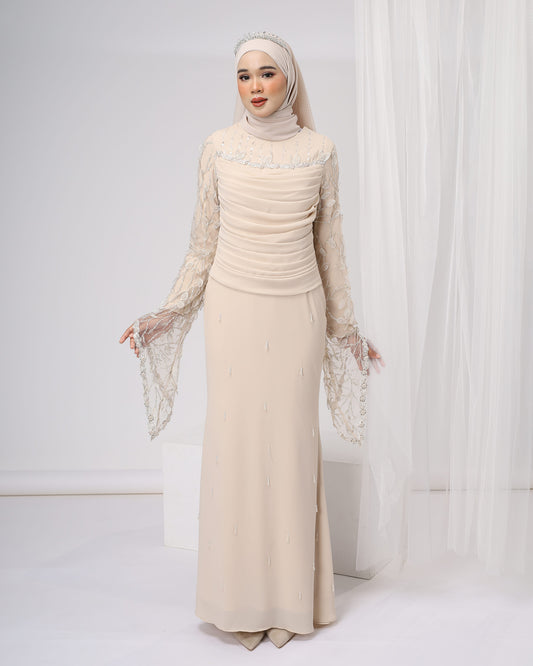 JULITTA BRIDE DRESS (CHAMPAGNE)