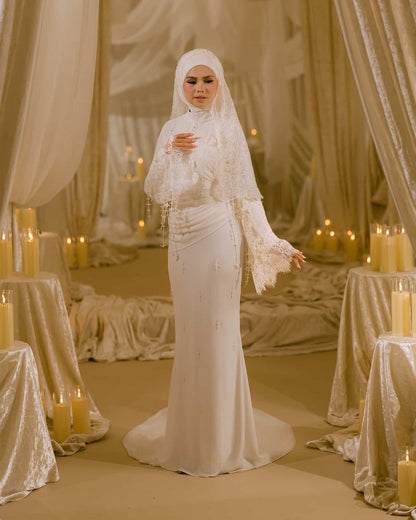 ODELIA DRESS (OFF WHITE)