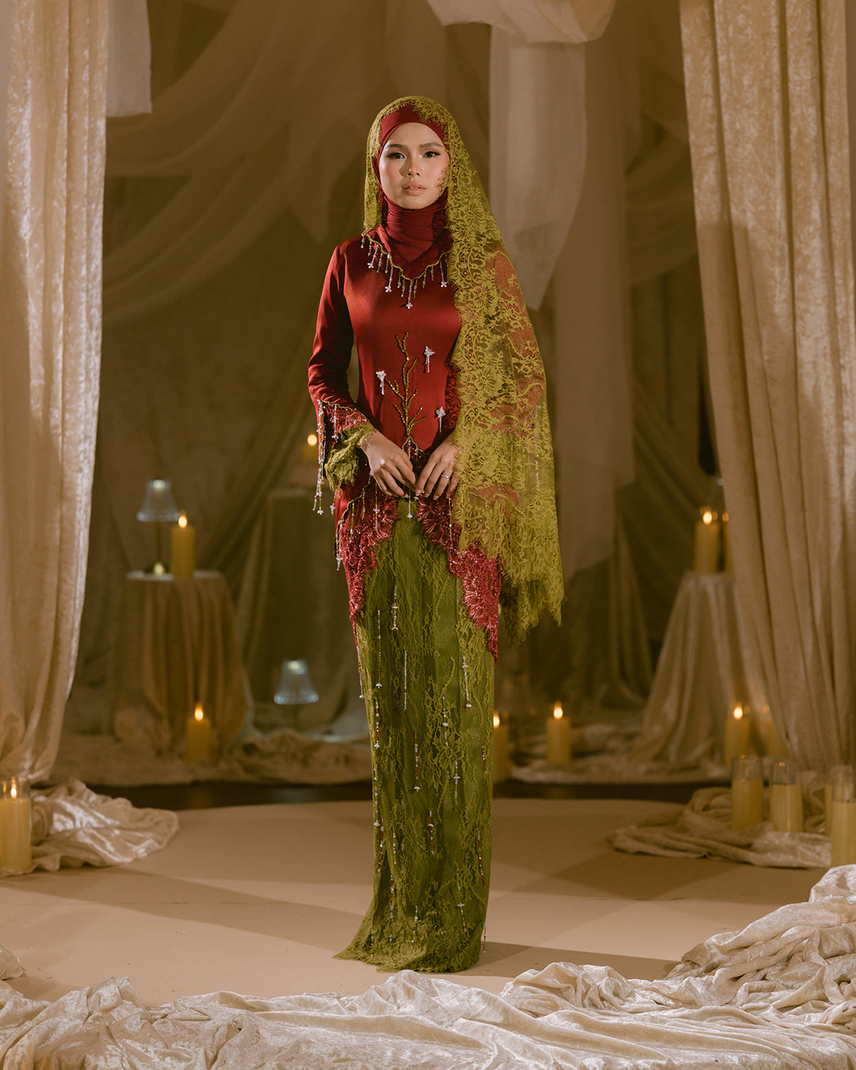 HELENA KURUNG (CHERRY OLIVE)