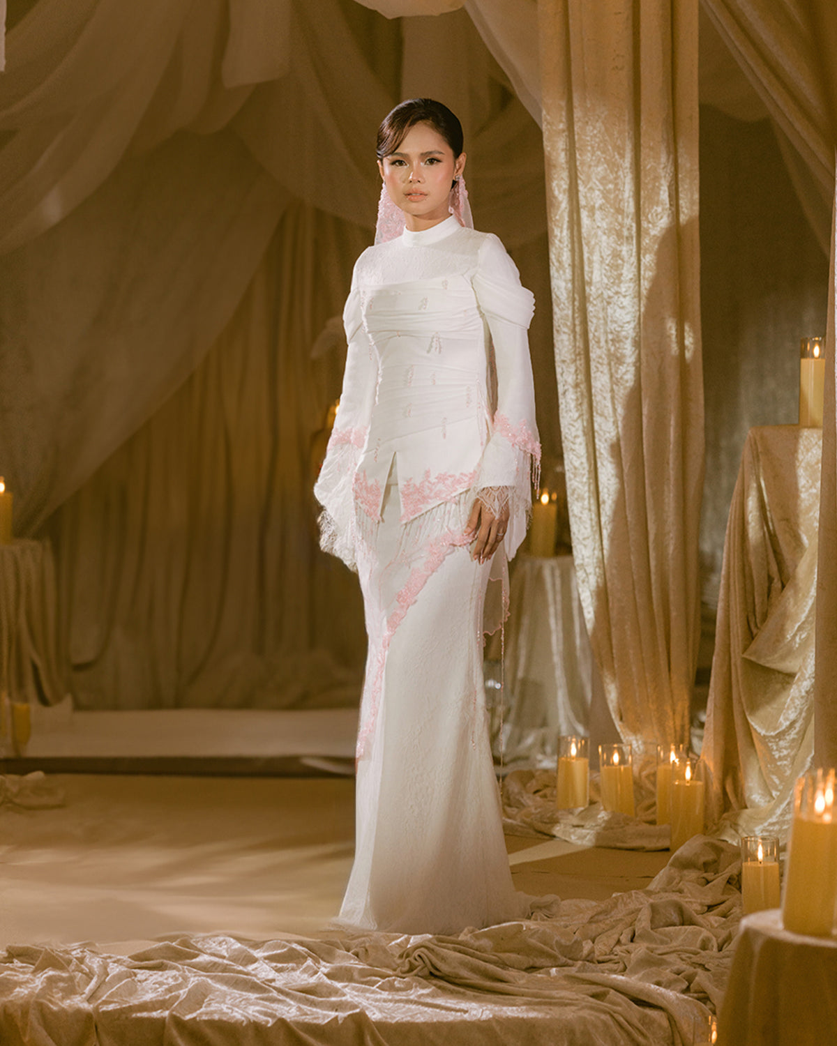 LOVERA DRESS (PEARL BLUSH)