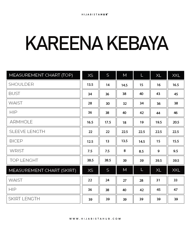 KAREENA KEBAYA (BURGUNDY)