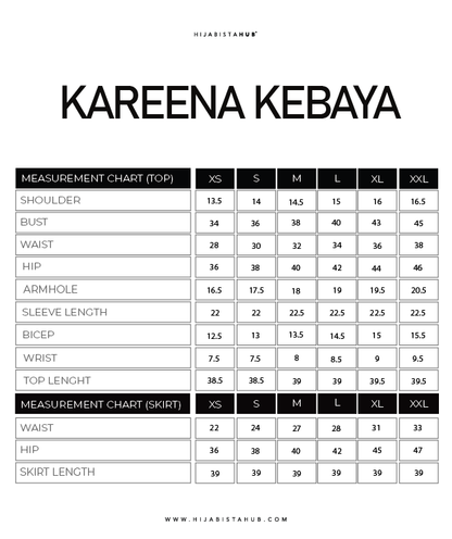 KAREENA KEBAYA (BURGUNDY)