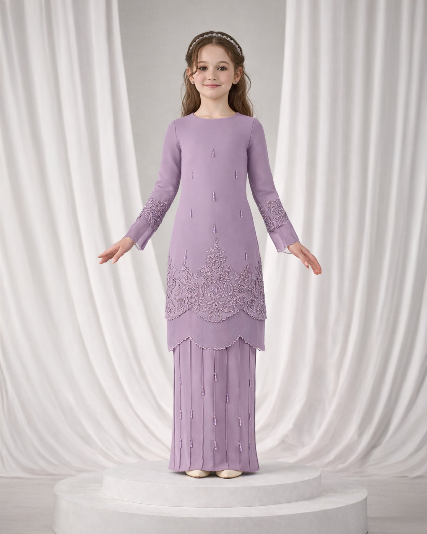 DARIYA KURUNG KIDS (LAVENDER)