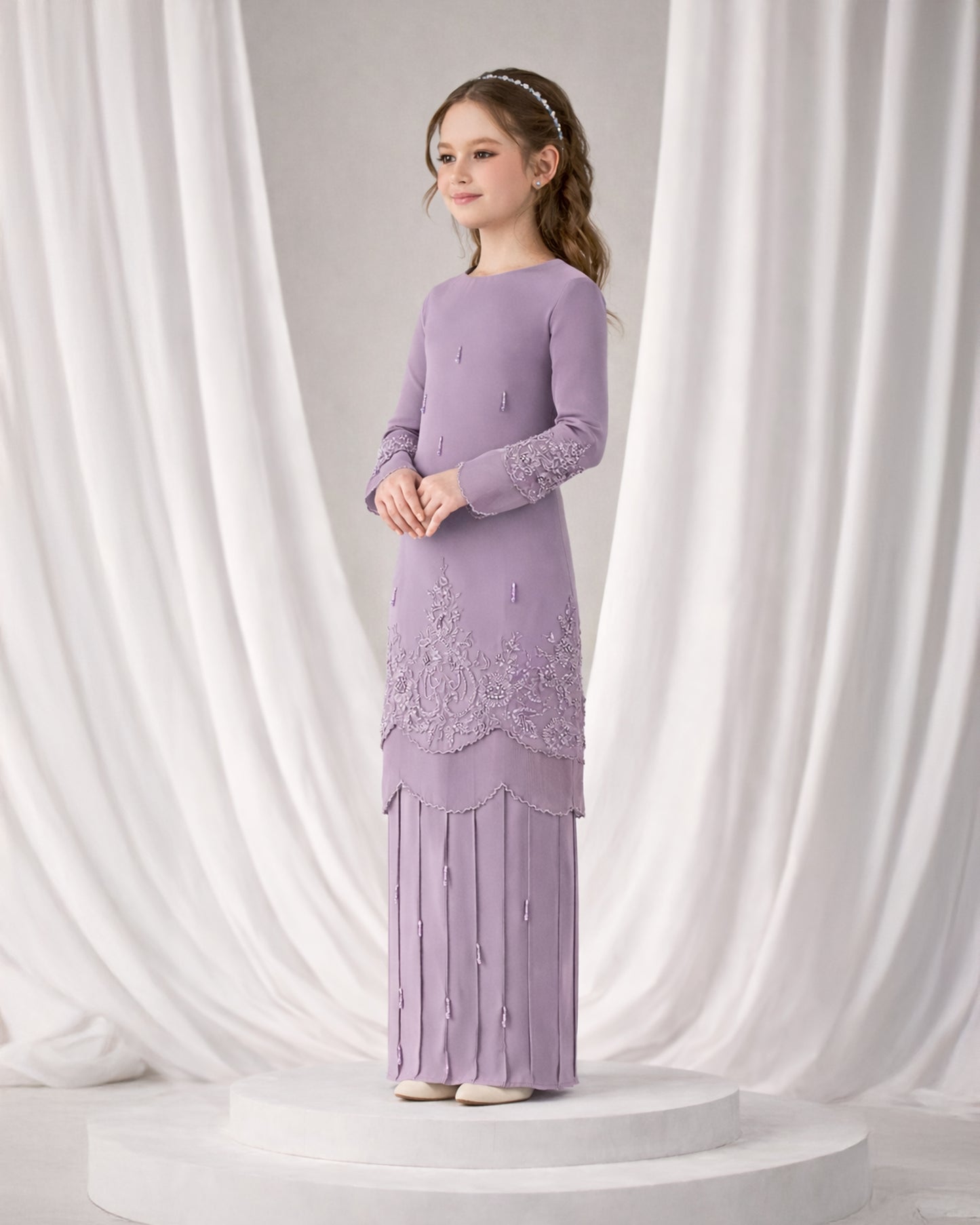 DARIYA KURUNG KIDS (LAVENDER)
