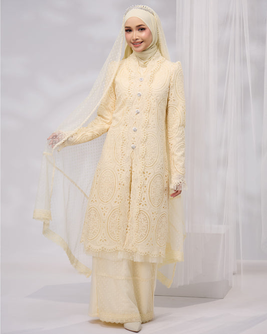 MEARA DRESS (LIGHT YELLOW)