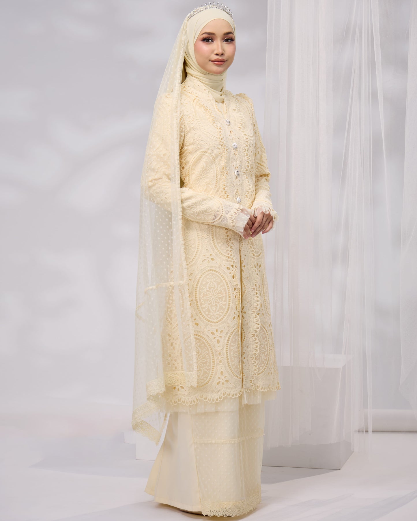 MEARA DRESS (LIGHT YELLOW)