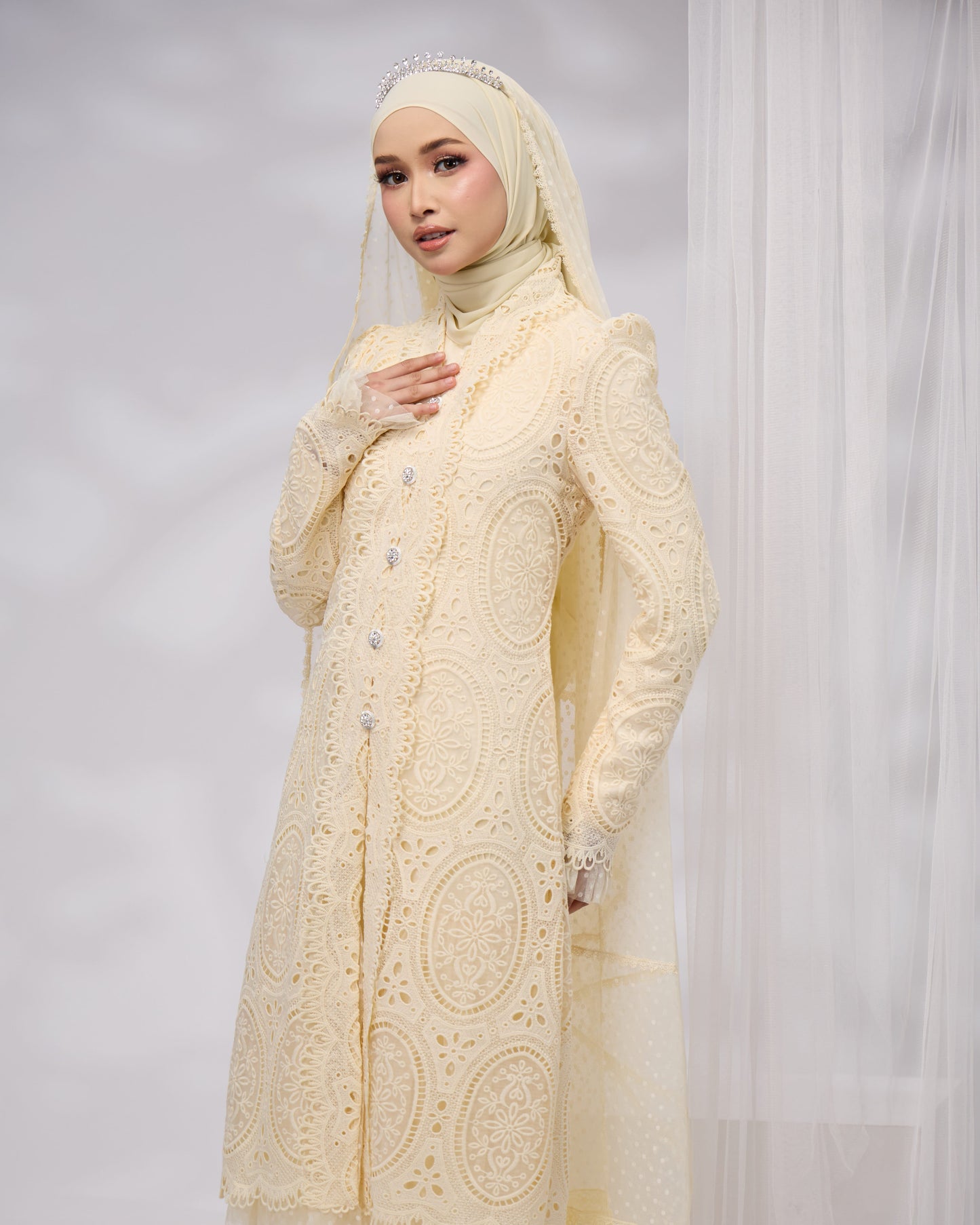 MEARA DRESS (LIGHT YELLOW)