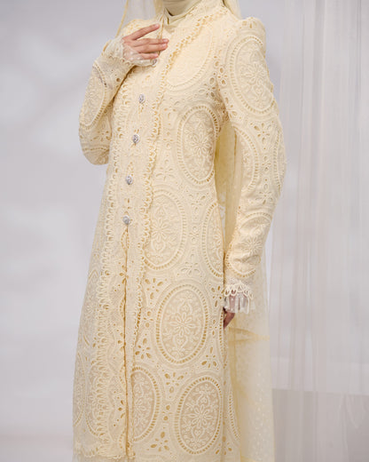 MEARA DRESS (LIGHT YELLOW)