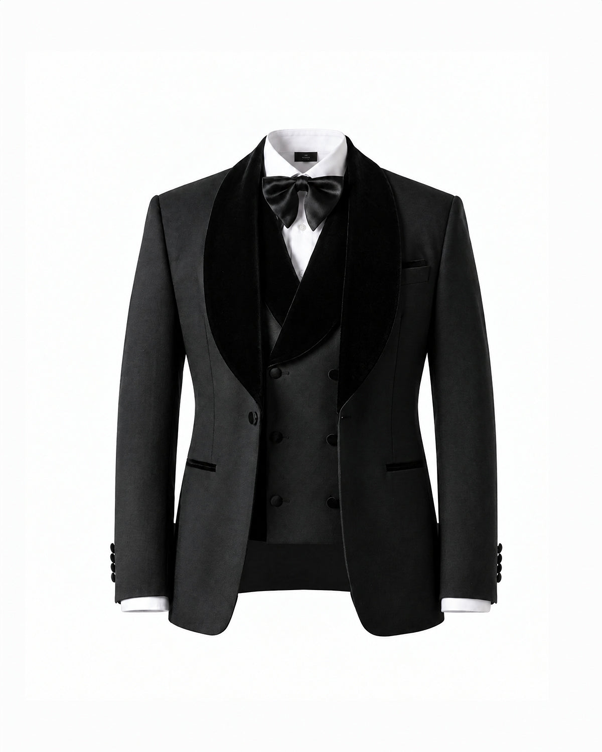 THE MONROE SINGLE BREASTED SUIT (BLACK)