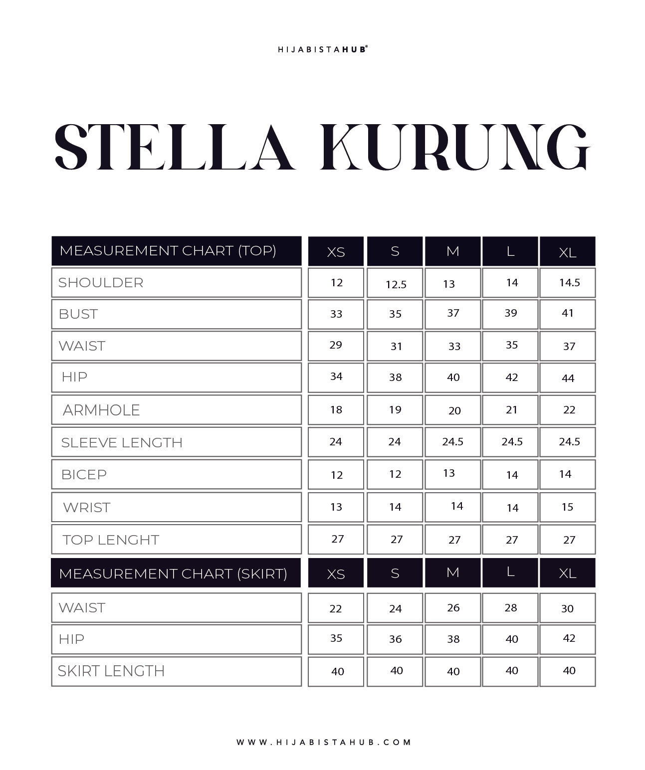 STELLA KURUNG (NAVY BLUE)