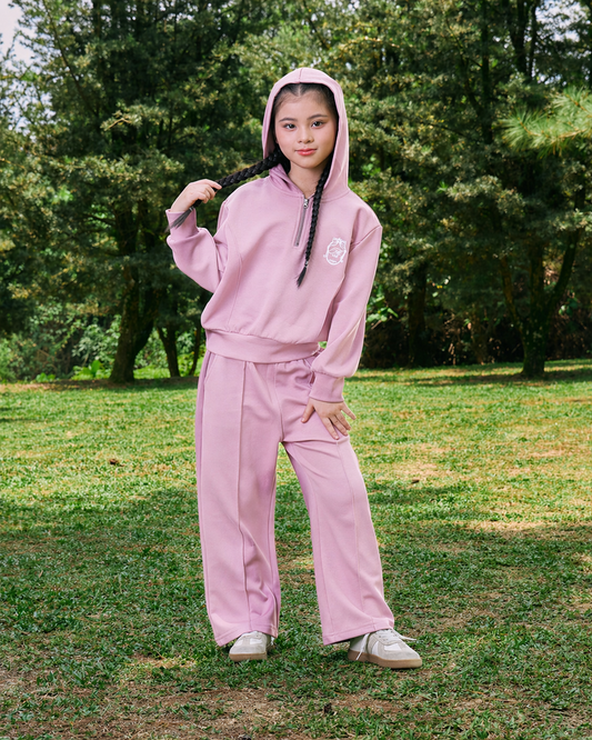 AERA KIDS HOODIES (PINK)