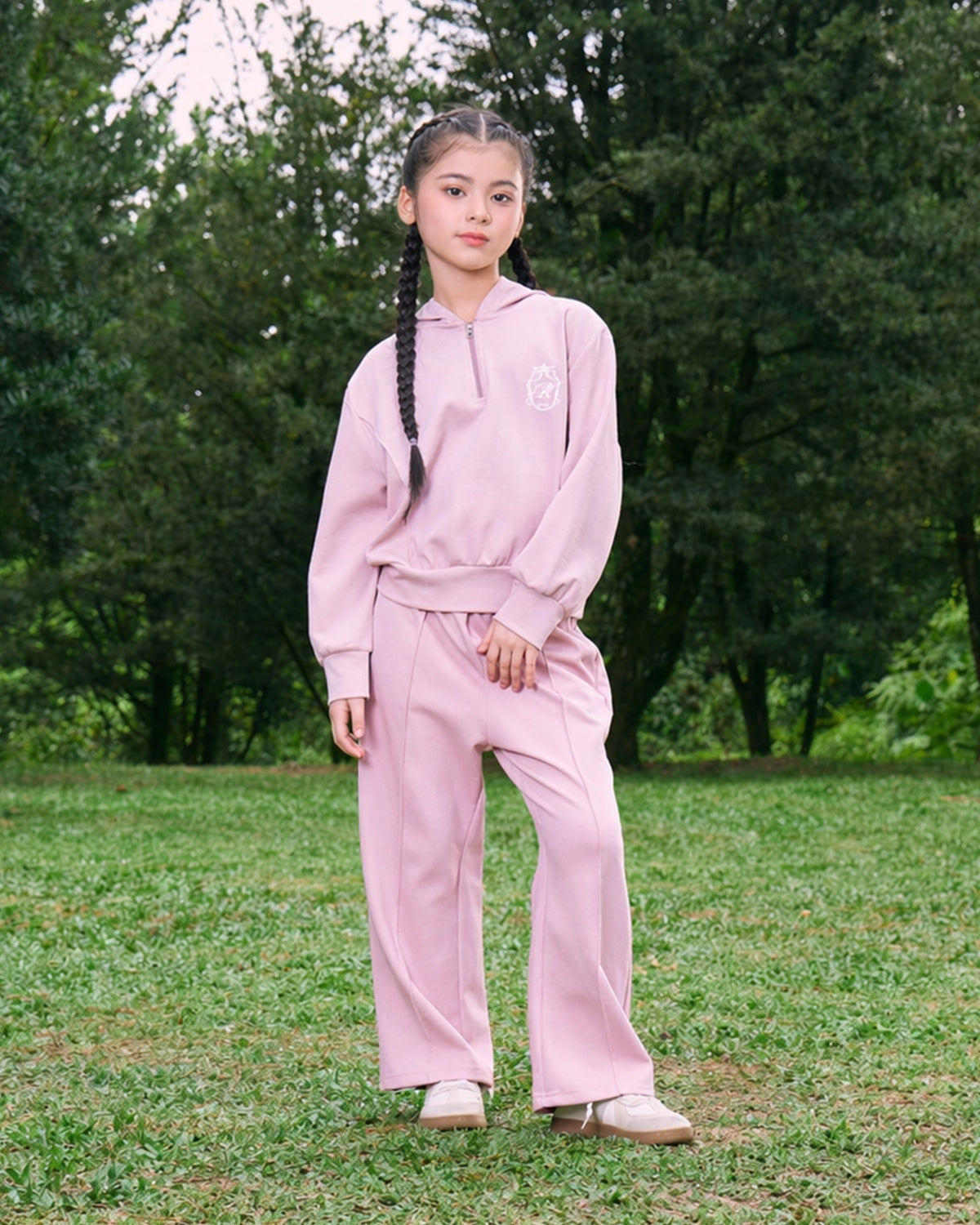 AERA KIDS HOODIES (PINK)