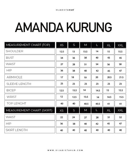 AMANDA KURUNG (DIAMOND TEAL BLUE)