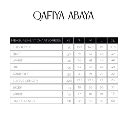 QAFIYA ABAYA (OFF WHITE)