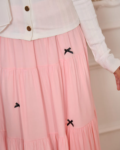 RUBY RIBBON SKIRT (SOFT PINK)