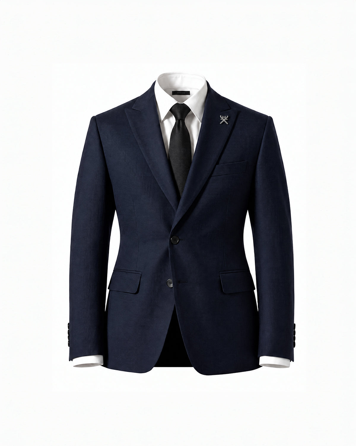 THE SAVILE SINGLE BREASTED SUIT (DARK BLUE)