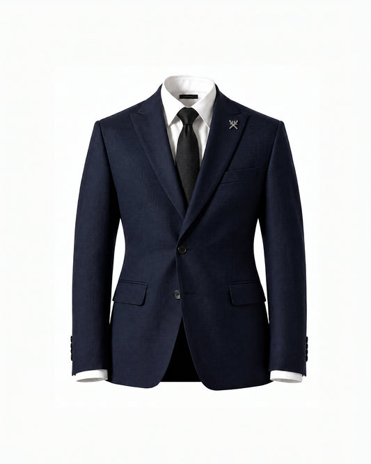 THE SAVILE SINGLE BREASTED SUIT (DARK BLUE)