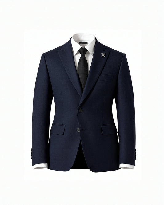 THE SAVILE SINGLE BREASTED SUIT (DARK BLUE)