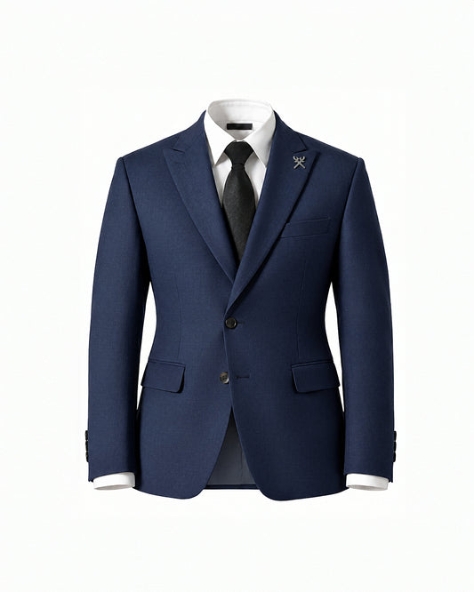 THE SAVILE SINGLE BREASTED SUIT (NAVY BLUE)