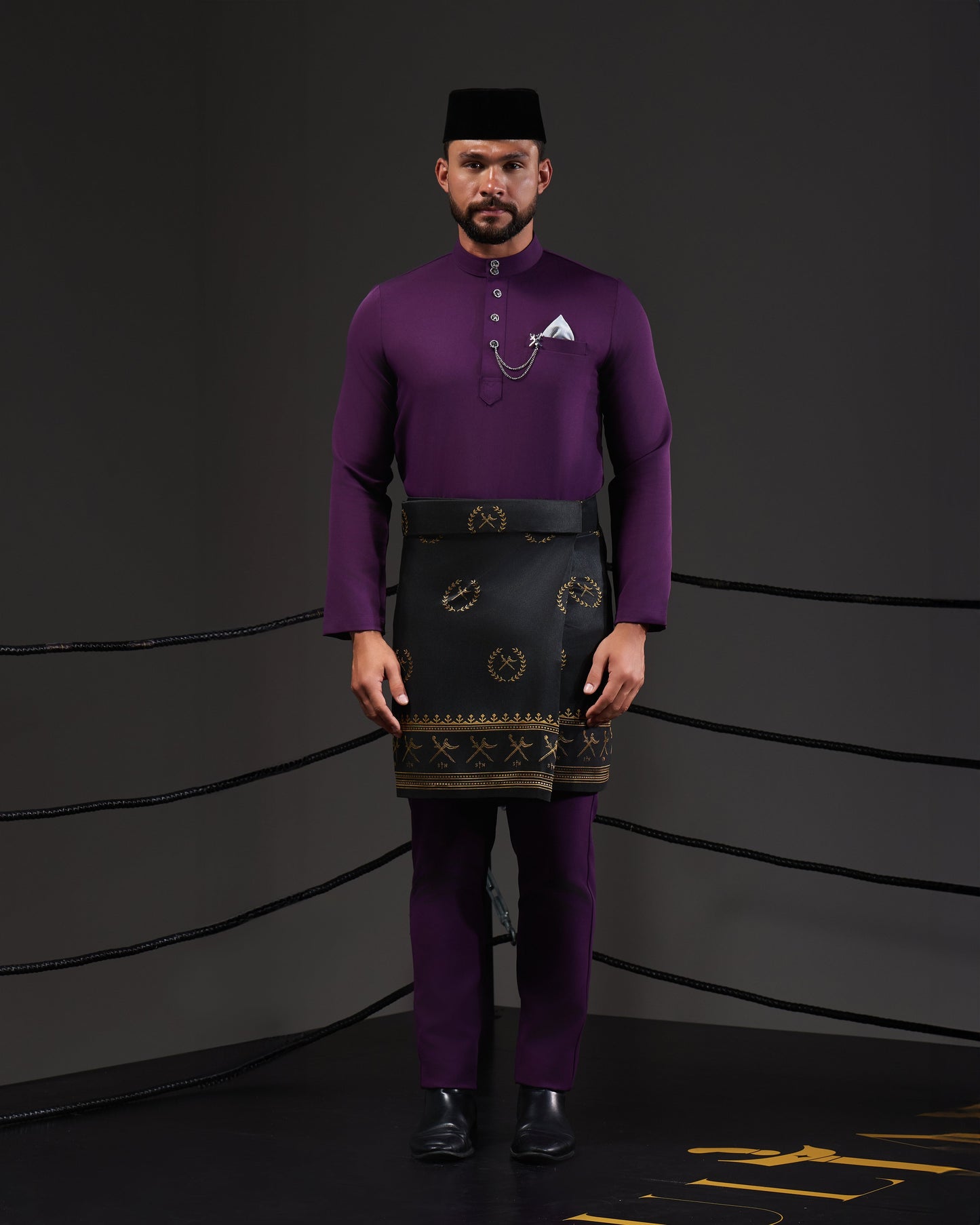 MINOR DEFECT SOULTAN BAJU MELAYU (DARK PURPLE)