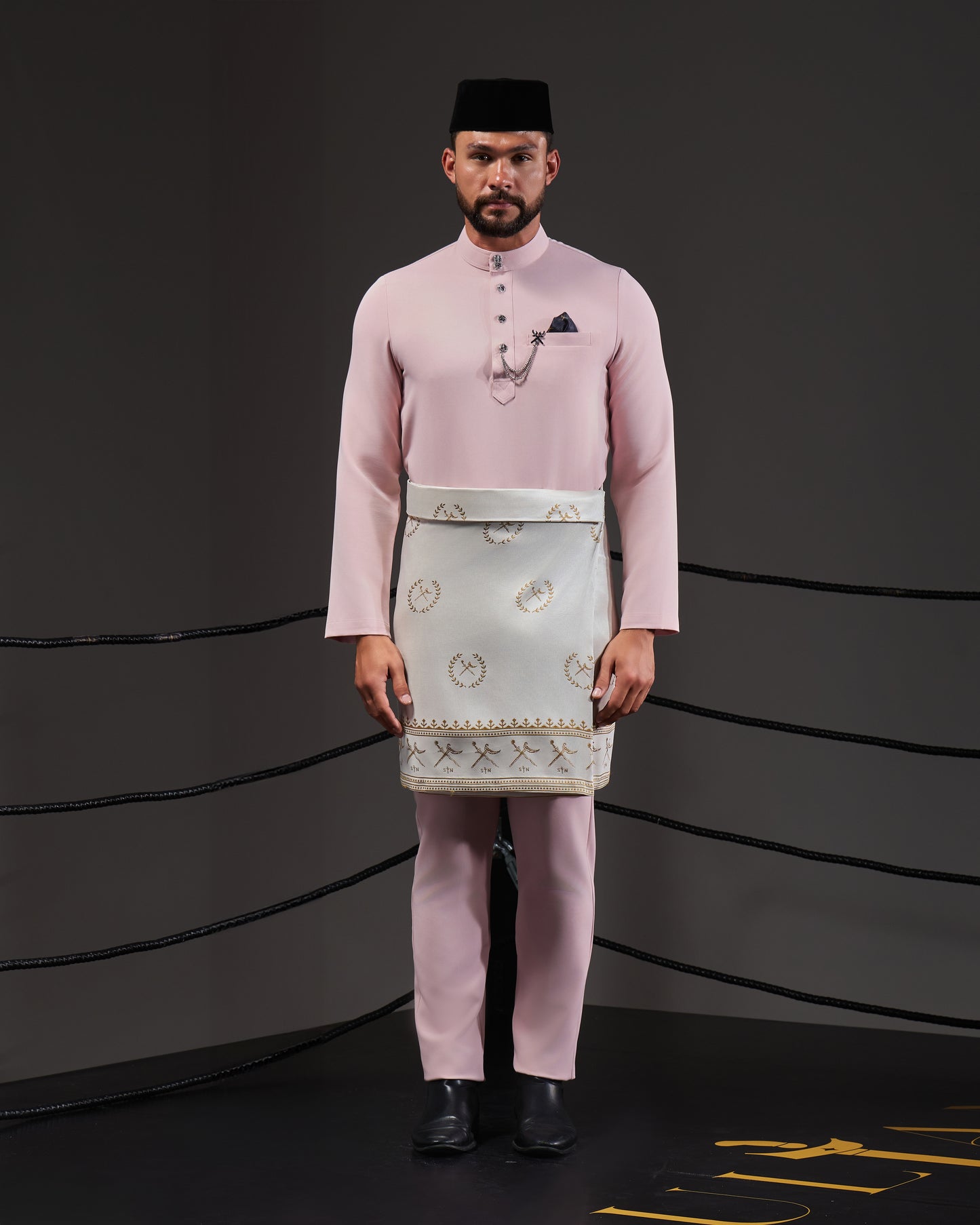 MINOR DEFECT SOULTAN BAJU MELAYU (DUSTY PINK)