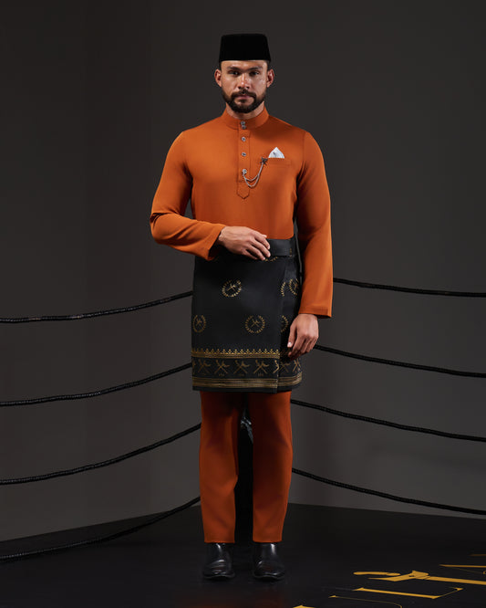 MINOR DEFECT SOULTAN BAJU MELAYU (BURNT ORANGE)