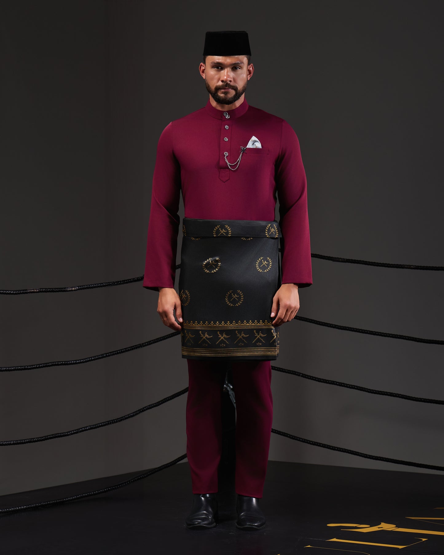 SOULTAN BAJU MELAYU (BURGUNDY)