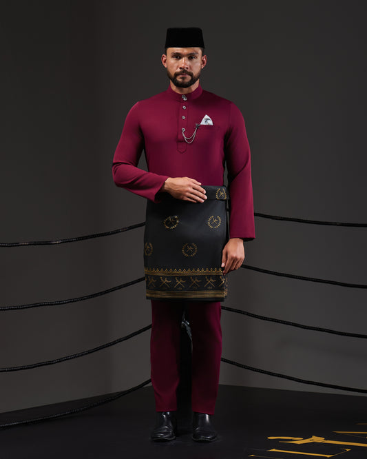 MINOR DEFECT SOULTAN BAJU MELAYU (BURGUNDY)