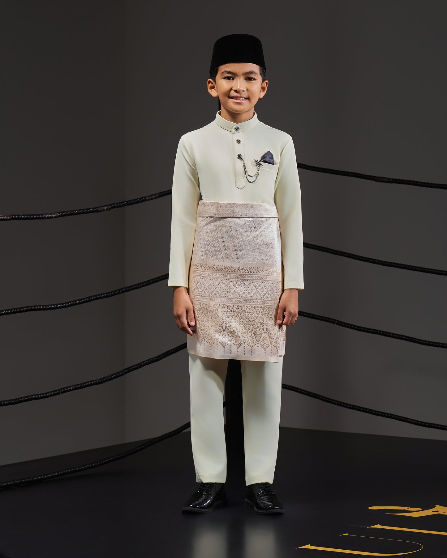 SOULTAN BAJU MELAYU FOR KIDS (LIGHT YELLOW)