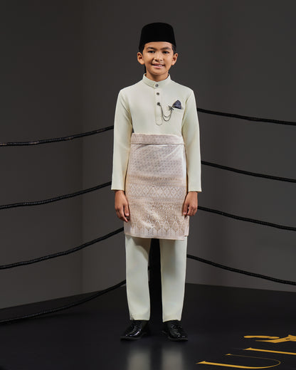 SOULTAN BAJU MELAYU FOR KIDS (LIGHT YELLOW)