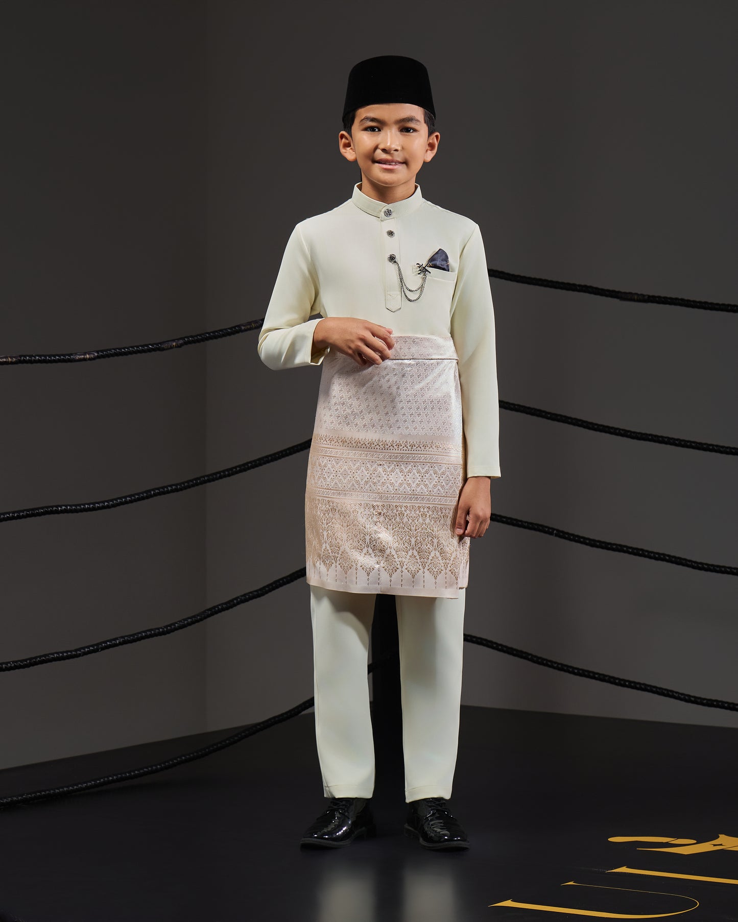 SOULTAN BAJU MELAYU FOR KIDS (LIGHT YELLOW)
