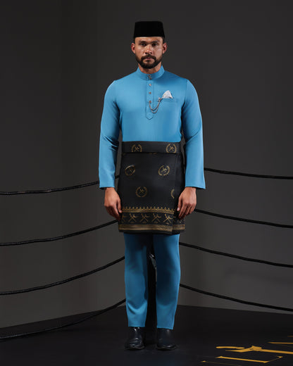 MINOR DEFECT SOULTAN BAJU MELAYU (DIAMOND TEAL BLUE)