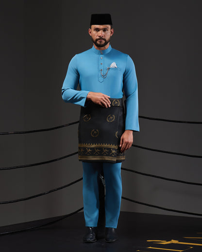 MINOR DEFECT SOULTAN BAJU MELAYU (DIAMOND TEAL BLUE)
