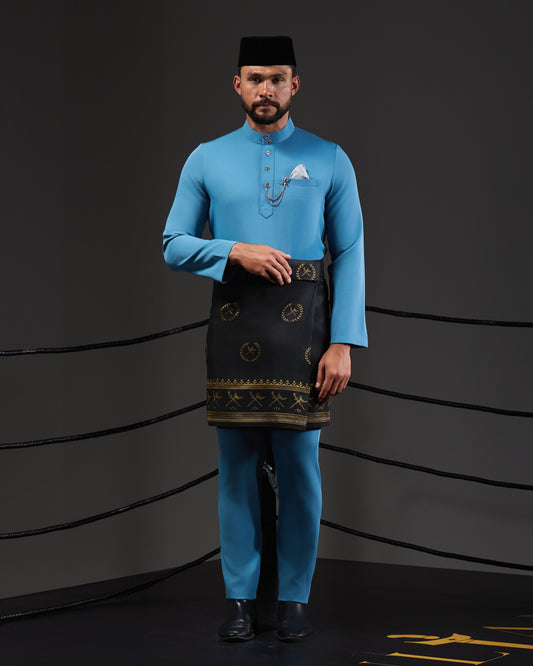 MINOR DEFECT SOULTAN BAJU MELAYU (DIAMOND TEAL BLUE)