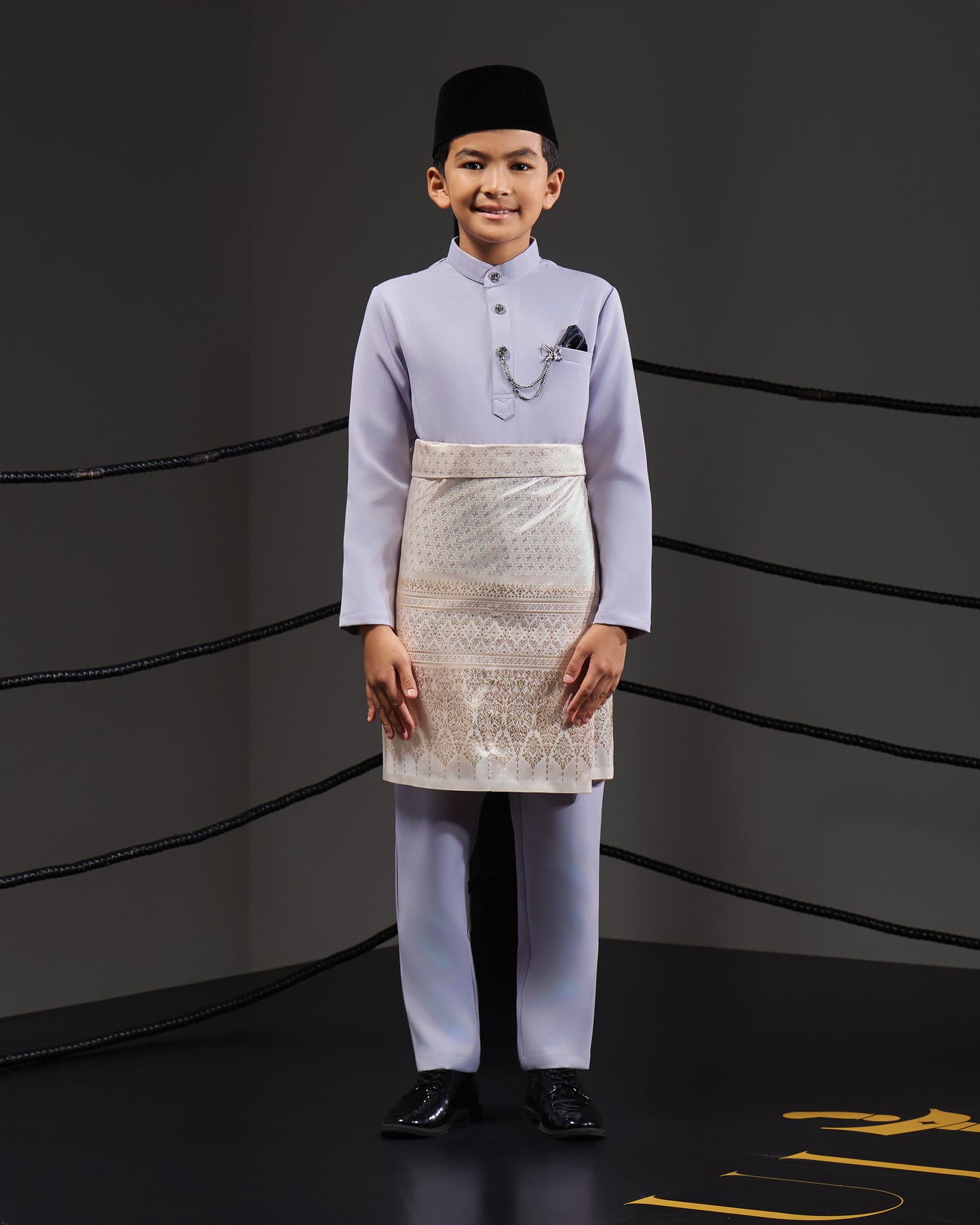 MINOR DEFECT SOULTAN BAJU MELAYU FOR KIDS (MAUVE)