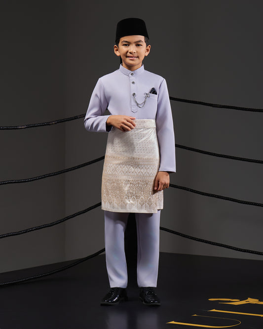 MINOR DEFECT SOULTAN BAJU MELAYU FOR KIDS (MAUVE)
