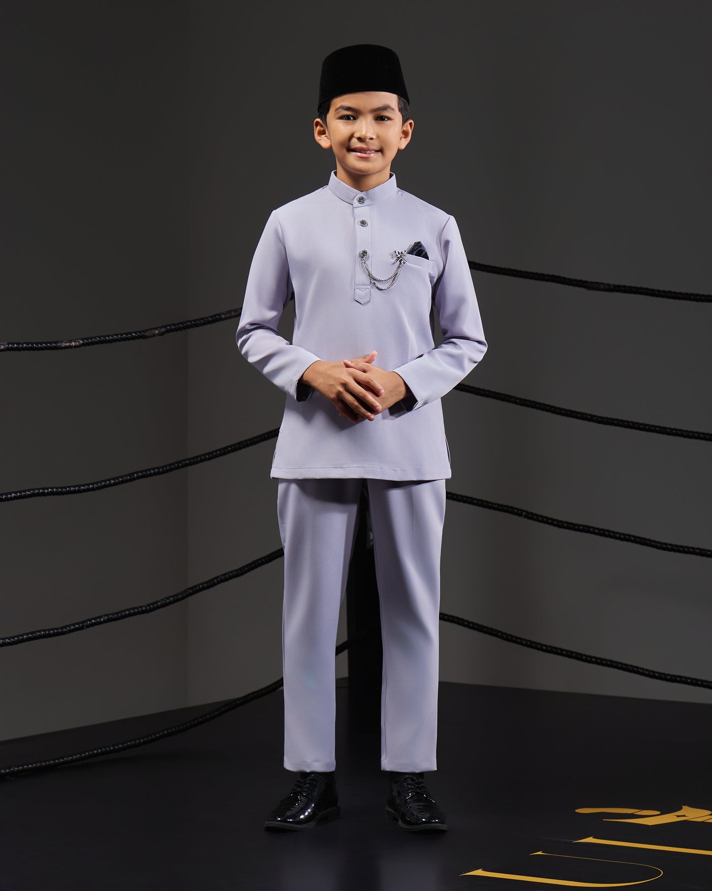MINOR DEFECT SOULTAN BAJU MELAYU FOR KIDS (MAUVE)