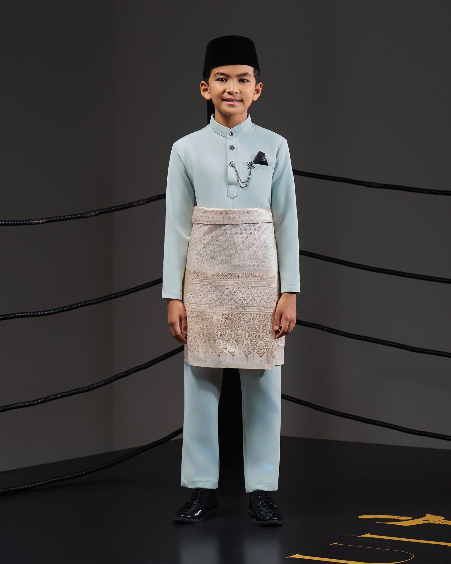 MINOR DEFECT SOULTAN BAJU MELAYU FOR KIDS (MINT GREEN)