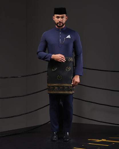 MINOR DEFECT SOULTAN BAJU MELAYU (NAVY BLUE)