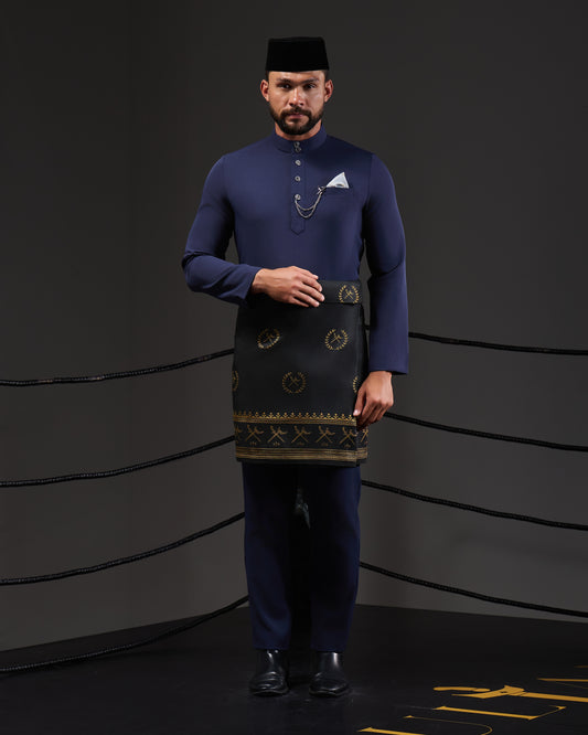 MINOR DEFECT SOULTAN BAJU MELAYU (NAVY BLUE)